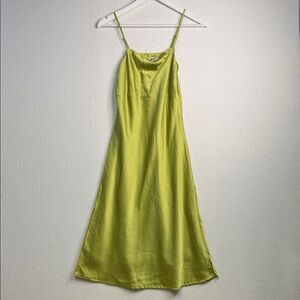 Apparis Lime Green Women's Dress, XXS